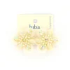 Biba oorbellen Flowers White - 84009