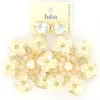 Biba oorbellen Flowers White - 83995