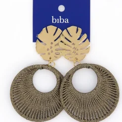 Biba oorbellen Forest Beige - 81411