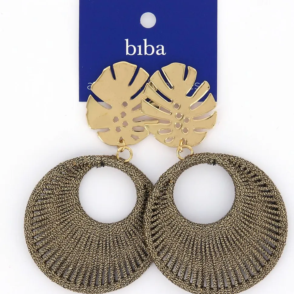 Biba oorbellen Forest Beige - 81411