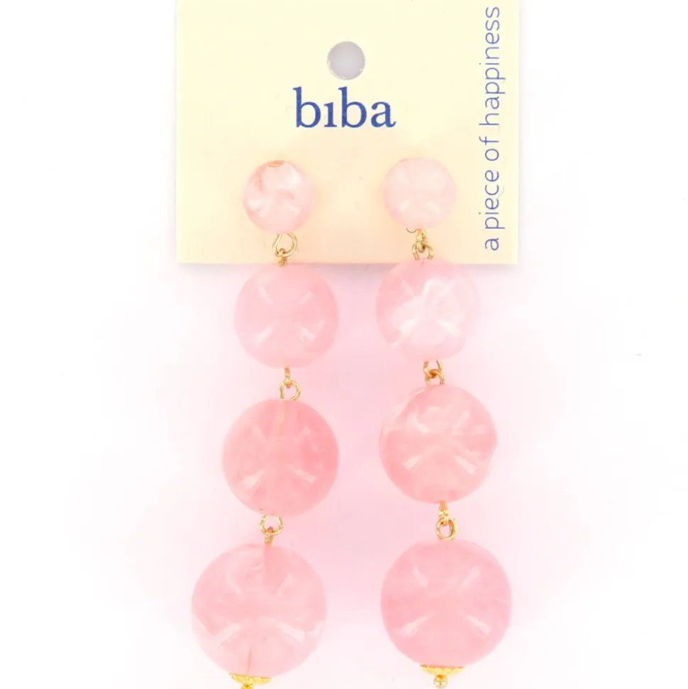 Biba oorbellen Fruity Pink - 83339