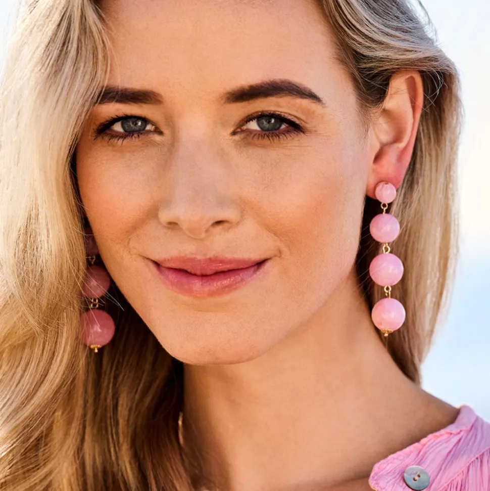 Biba oorbellen Fruity Pink - 83339