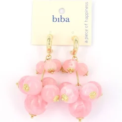 Biba oorbellen Fruity Pink - 83337