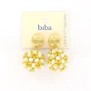 Biba oorbellen Galaxy White - 84023
