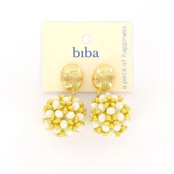 Biba oorbellen Galaxy White - 84023