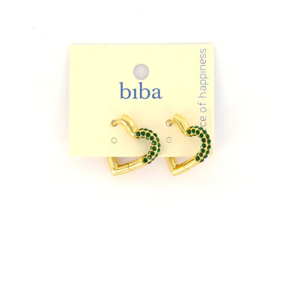 Biba oorbellen Glamour Heart - 83097