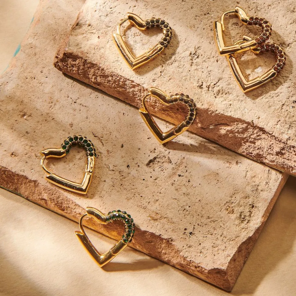 Biba oorbellen Glamour Heart - 83097