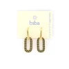 Biba oorbellen Glimp of Magic Black - 83822