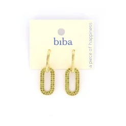 Biba oorbellen Glimp of Magic Green - 83822