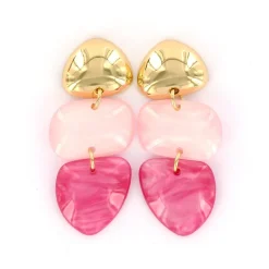 Biba oorbellen Italian Elegance Pink - 84275