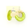 Biba oorbellen Italian Elegance Green