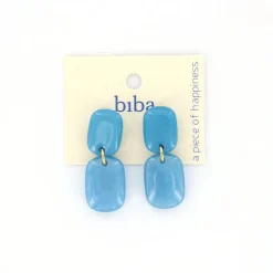 Biba oorbellen La Vita Blue - 84115