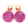 Biba oorbellen La Vita Soft Purple - 84121