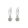 Biba oorbellen Light Grey Opal - 8107
