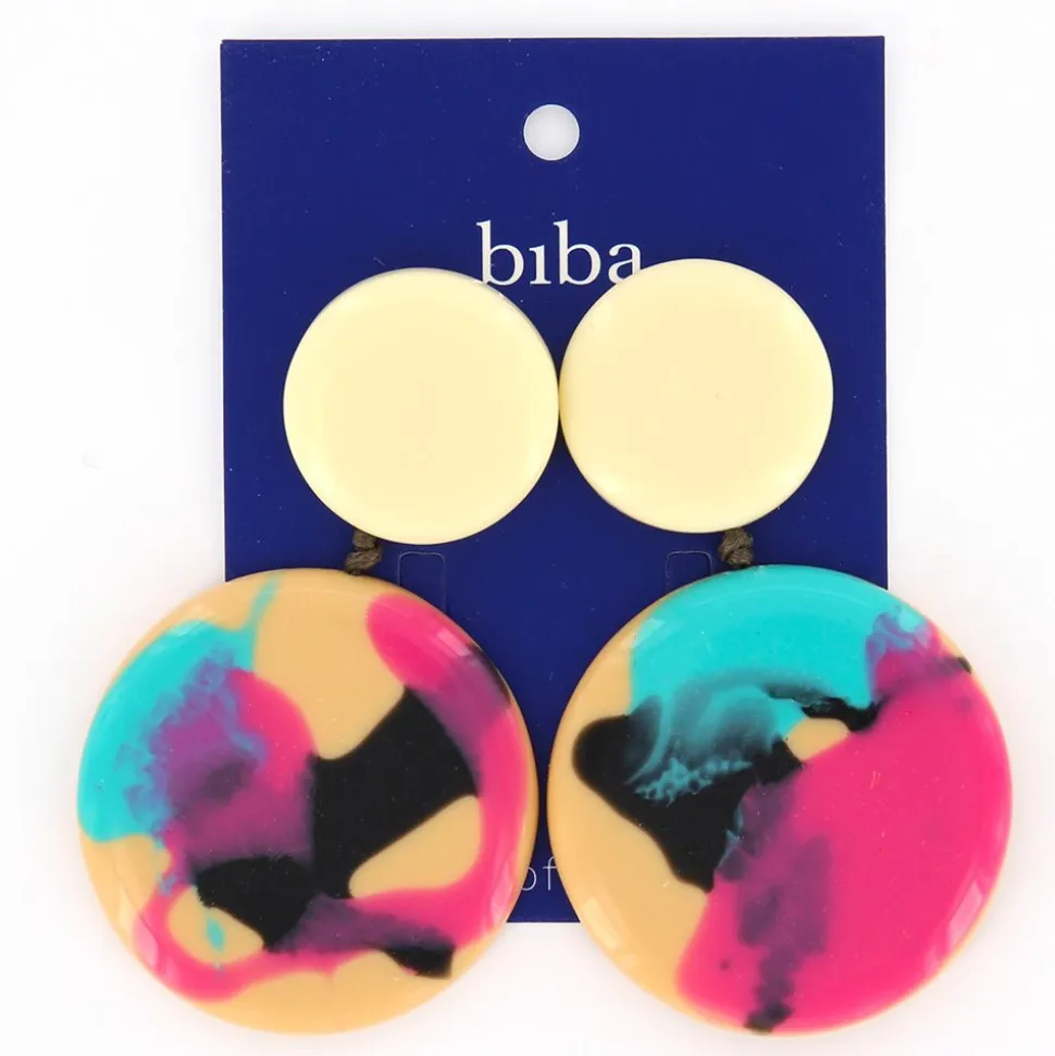 Biba oorbellen Lolly Pop Beige - 81415