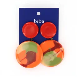 Biba oorbellen Lolly Pop Red - 81415