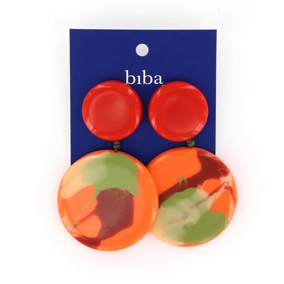 Biba oorbellen Lolly Pop Red - 81415