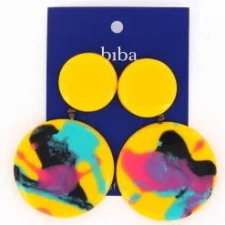 Biba oorbellen Lolly Pop Yellow - 81415