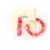 Biba oorbellen Natural Shine Pink - 84002