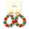 Biba oorbellen Natural Shine Multi - 84054