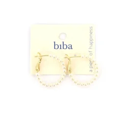 Biba oorbellen Pearly - 82485