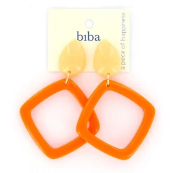 Biba oorbellen Perfect Base Orange - 83432