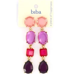 Biba oorbellen Pharaonic Beauty Pink - 83580