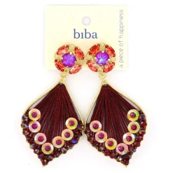 Biba oorbellen Pharaonic Beauty Red - 83671
