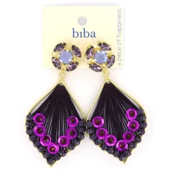 Biba oorbellen Pharaonic Beauty Purple - 83671