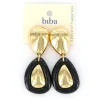 Biba oorbellen Shimmer Black - 83584