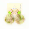 Biba oorbellen Shimmer Green - 84116