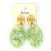 Biba oorbellen Shimmer Green - 84111
