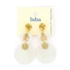 Biba oorbellen Shimmer White - 83964