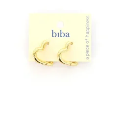 Biba oorbellen Simplicity Heart - 82950G