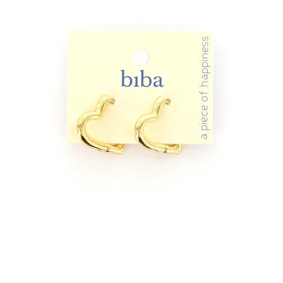 Biba oorbellen Simplicity Heart - 82950G