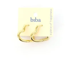 Biba oorbellen Simplicity Heart - 82951G
