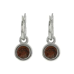 Biba oorbellen Smoked Topaz 80312