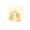 Biba oorbellen Spring Chic Beige - 84114