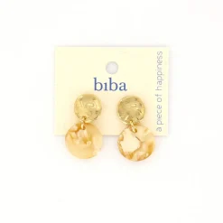 Biba oorbellen Spring Chic Beige - 84114