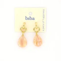 Biba oorbellen Spring Chic Beige - 84113