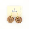 Biba oorbellen Spring Chic Brown - 84118