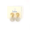 Biba oorbellen Spring Chic Off-White - 84114