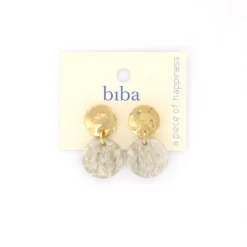 Biba oorbellen Spring Chic Off-White - 84114