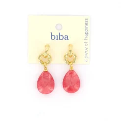 Biba oorbellen Spring Chic Pink - 84113