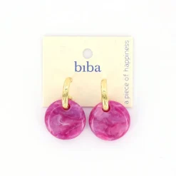 Biba oorbellen Spring Chic Purple - 84118