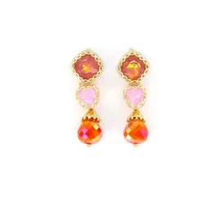Biba oorbellen Summer Glam Pink - 84000