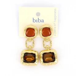 Biba oorbellen Vintage Finds Brown - 83930