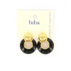 Biba oorbellen Vintage Finds Black - 83700