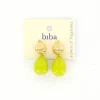 Biba oorbellen Wave Green - 84098
