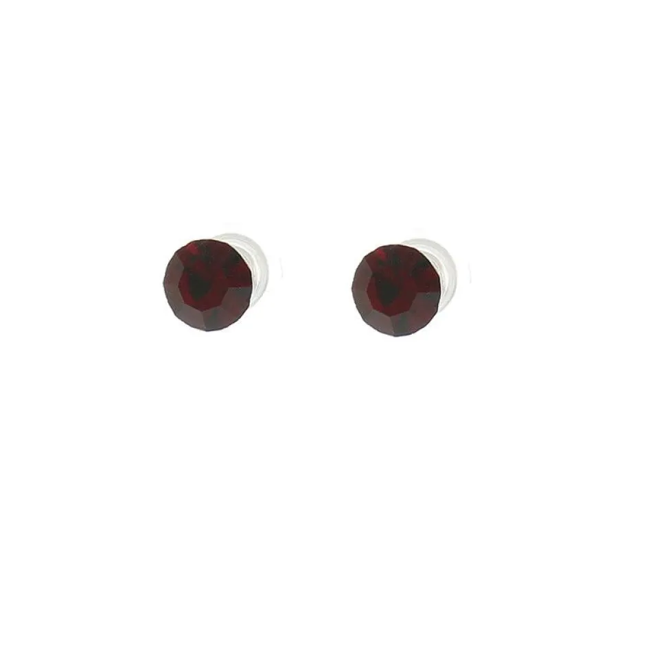 Biba oorknopjes Garnet - 80271